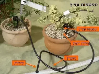 מקלון יצוב לצינור מטפטף 8 ממ